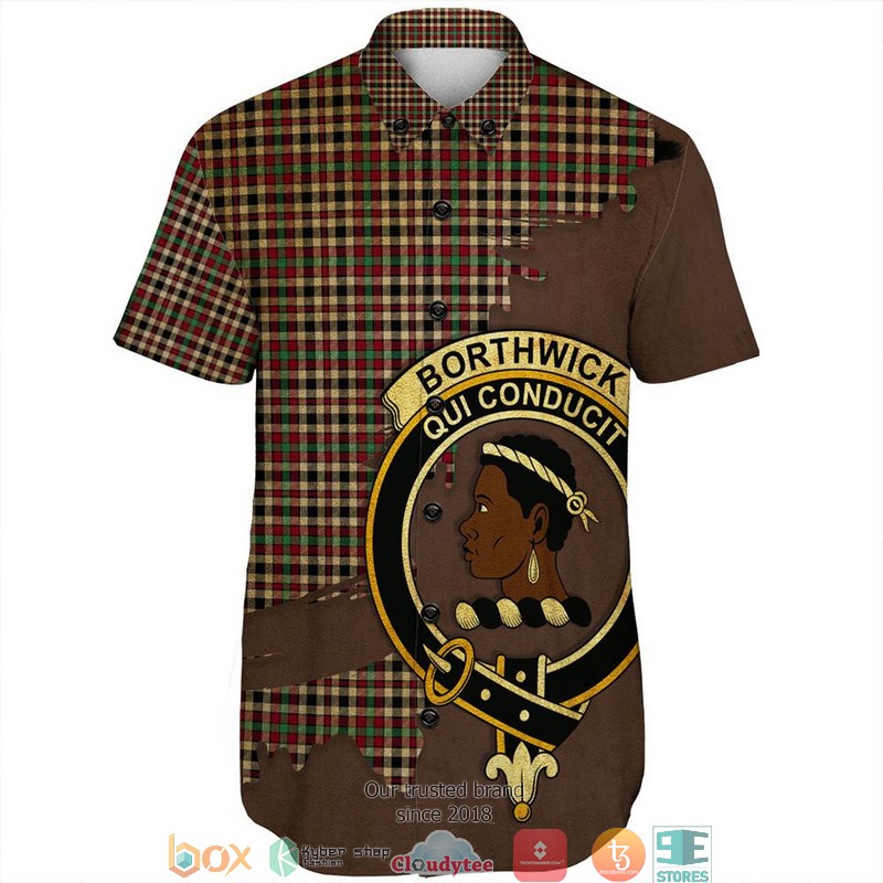 Borthwick_Dress_Ancient_Tartan_Crest_Personalized_Short_Sleeve_Hawaiian_Shirt_1