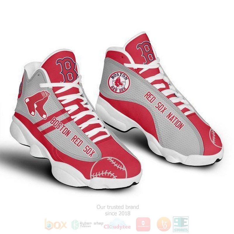 Boston_Red_Sox_MLB_Air_Jordan_13_Shoes