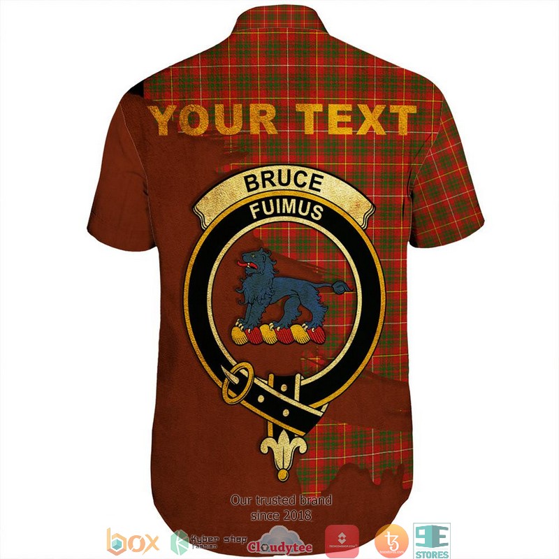 Bruce_Modern_Tartan_Crest_Personalized_Short_Sleeve_Hawaiian_Shirt_1_2