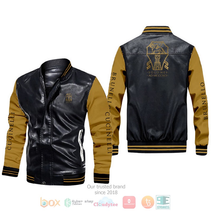 Brunello_Cucinelli_Leather_bomber_jacket