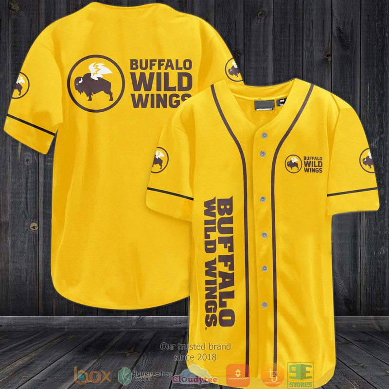 Buffalo_Wild_Wings_Yellow_Baseball_Jersey