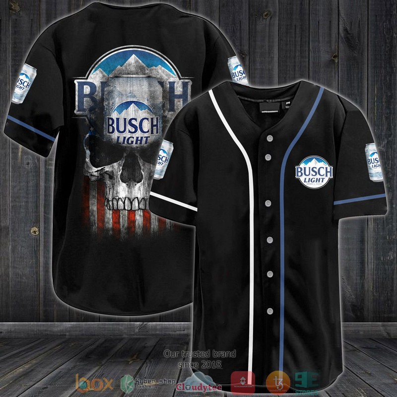 Busch_Light_Beer_US_Flag_Skull_Baseball_Jersey