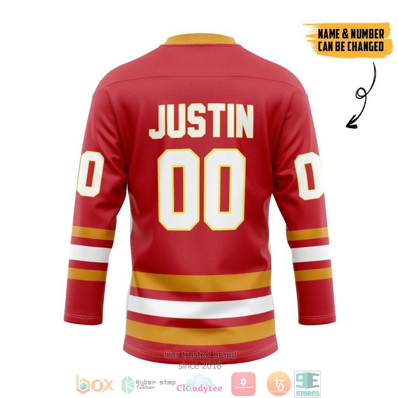 Calgary_Flames_NHL_Custom_Name_and_Number_Hockey_Jersey_Shirt_1