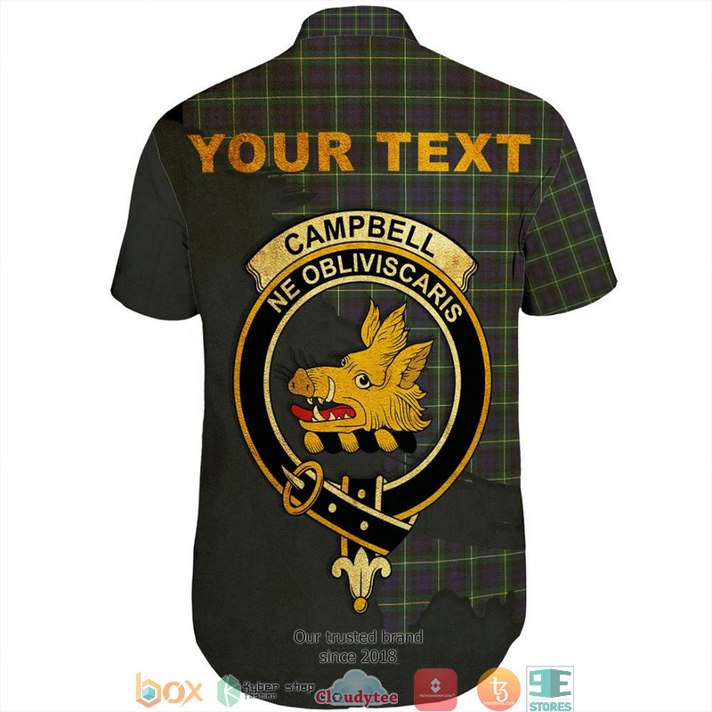 Campbell_Argyll_Modern_Tartan_Crest_Personalized_Short_Sleeve_Hawaiian_Shirt_1_2