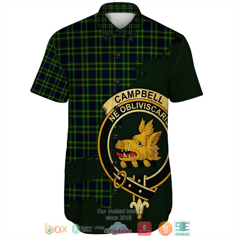 Campbell_of_Breadalbane_Modern_Tartan_Crest_Personalized_Short_Sleeve_Hawaiian_Shirt_1