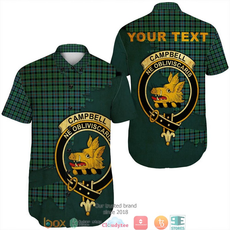 Campbell_of_Cawdor_Ancient_Tartan_Crest_Personalized_Short_Sleeve_Hawaiian_Shirt