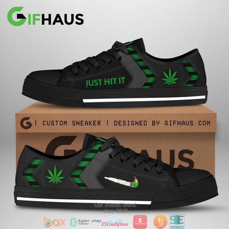 Cannabis_Just_Hit_It_Nike_Canvas_Low_top_shoes