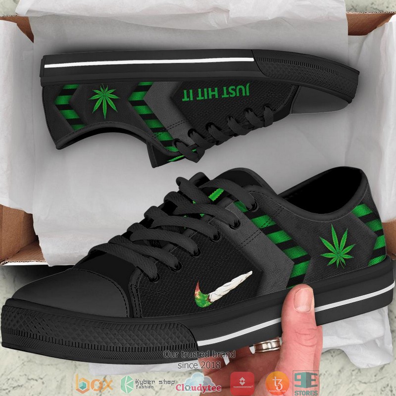 Cannabis_Just_Hit_It_Nike_Canvas_Low_top_shoes_1