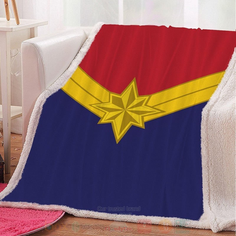 Captain_Marvel_Custom_Throw_Blanket_1