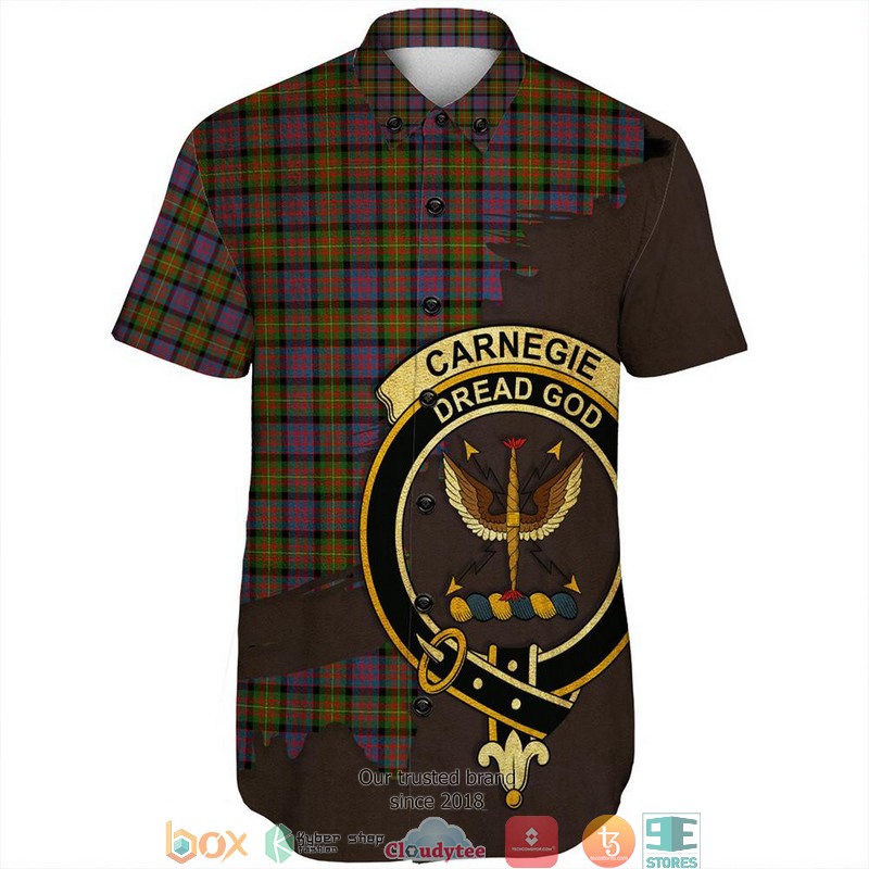 Carnegie_Ancient_Tartan_Crest_Personalized_Short_Sleeve_Hawaiian_Shirt_1