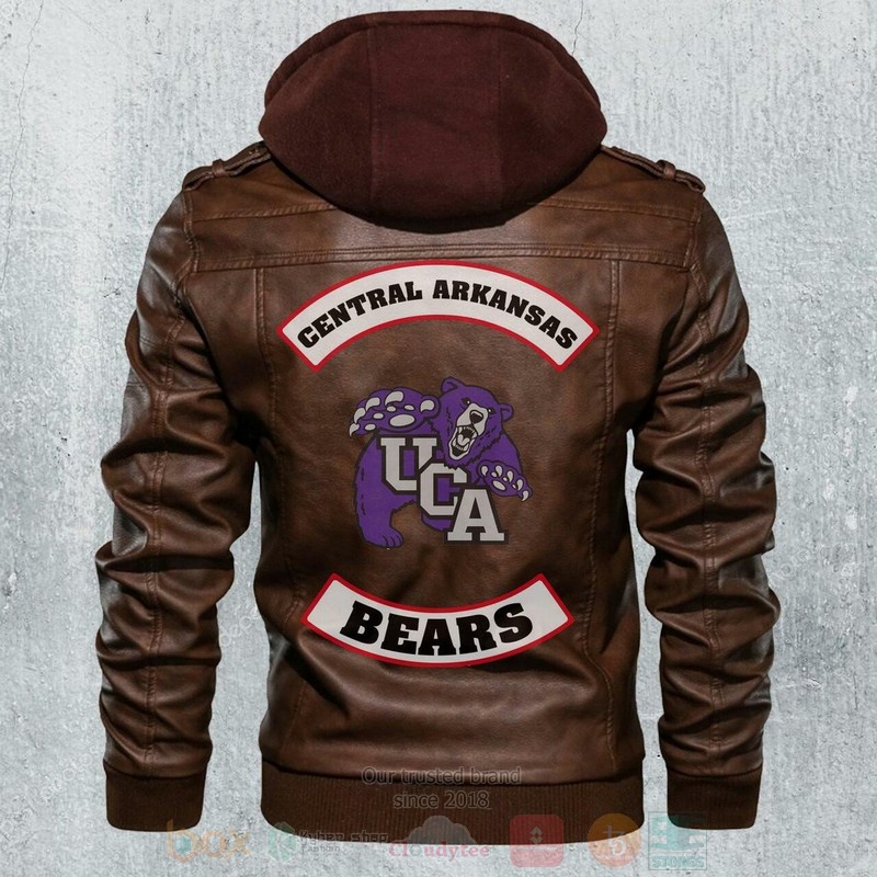 Central_Arkansas_Bears_NCAA_Football_Motorcycle_Leather_Jacket