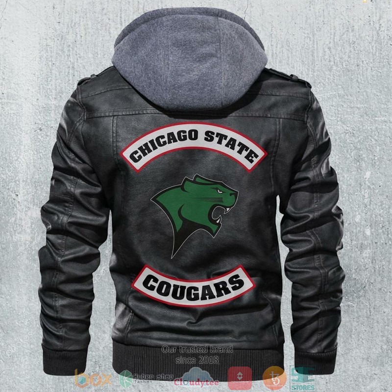 Chicago_State_Cougars_NCAA_Football_Motorcycle_Men_Art_Leather_Jacket