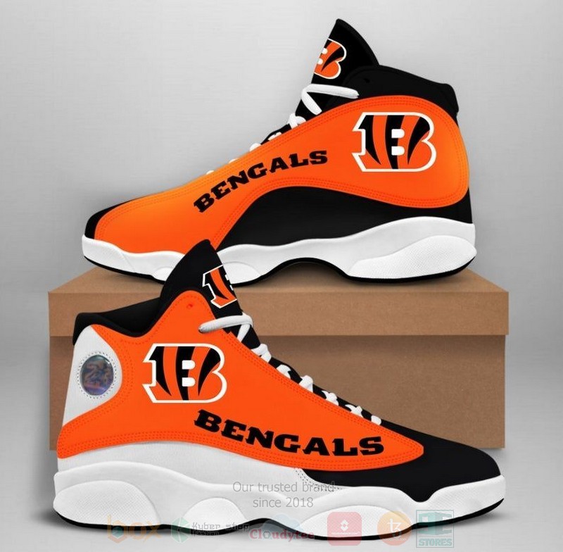 Cincinnati_Bengals_NFL_Big_Logo_Football_Team_Air_Jordan_13_Shoes