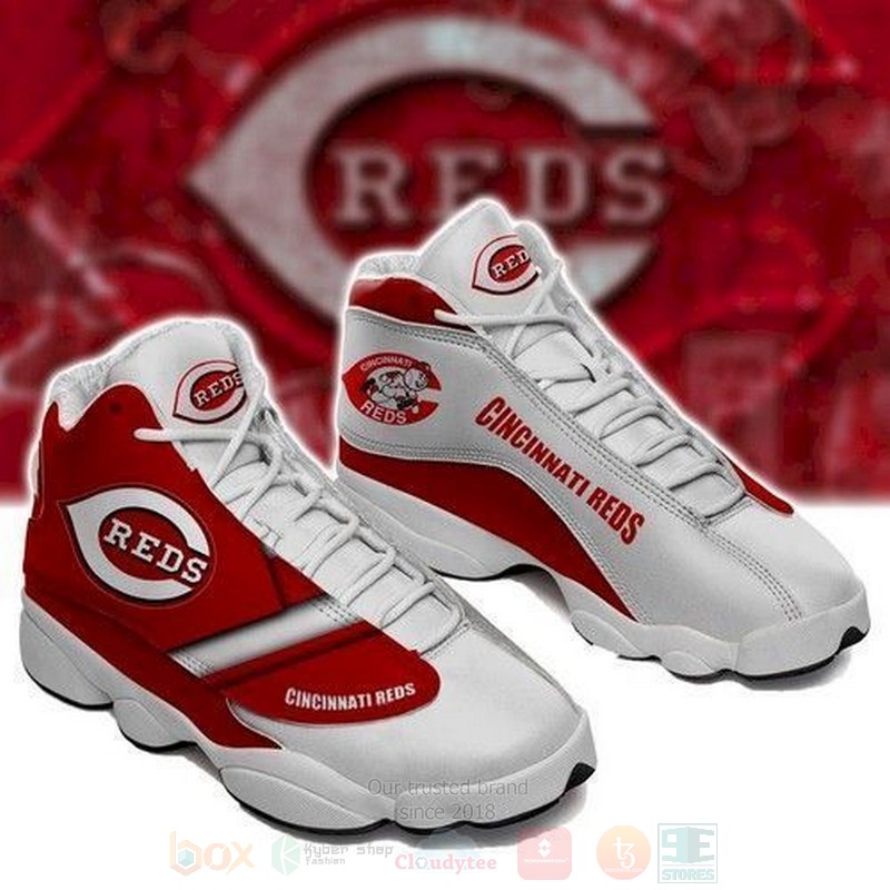 Cincinnati_Reds_Football_Team_MLB_Air_Jordan_13_Shoes