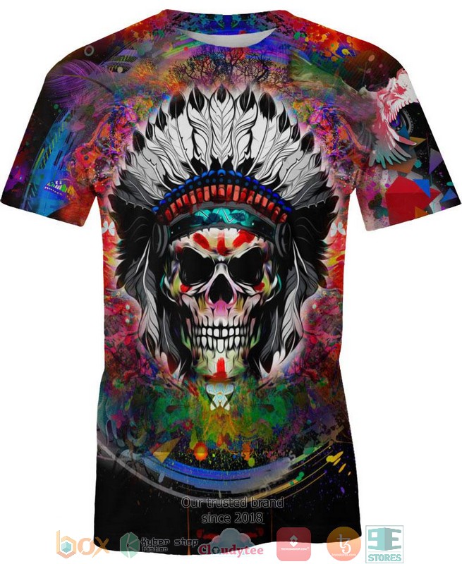 Color_Native_Skull_3D_Shirt_Hoodie_1