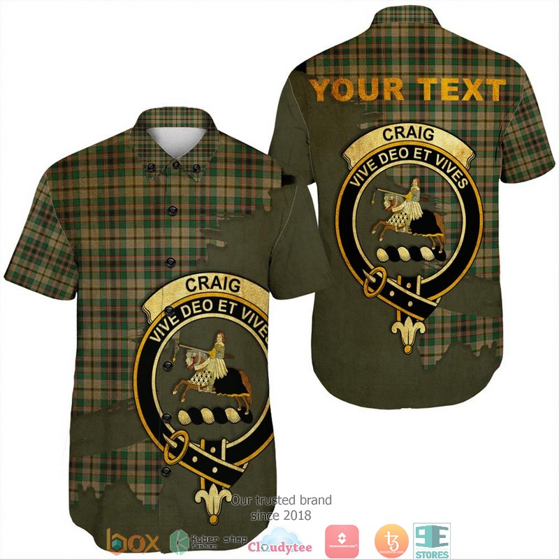 Craig_Ancient_Tartan_Crest_Personalized_Short_Sleeve_Hawaiian_Shirt