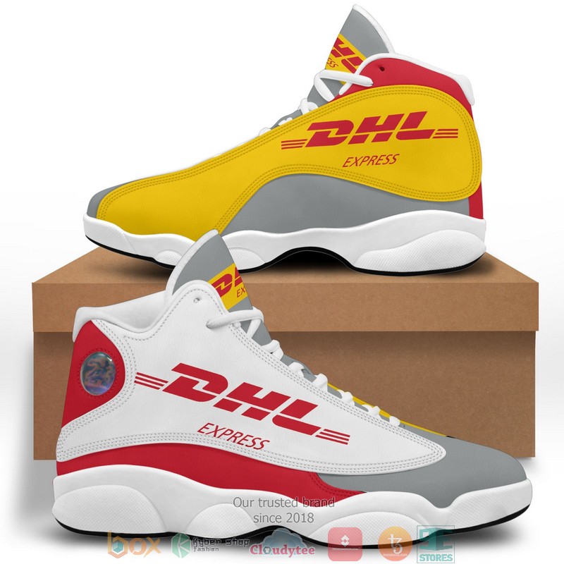 DHL_Logo_Bassic_Air_Jordan_13_Sneaker_Shoes