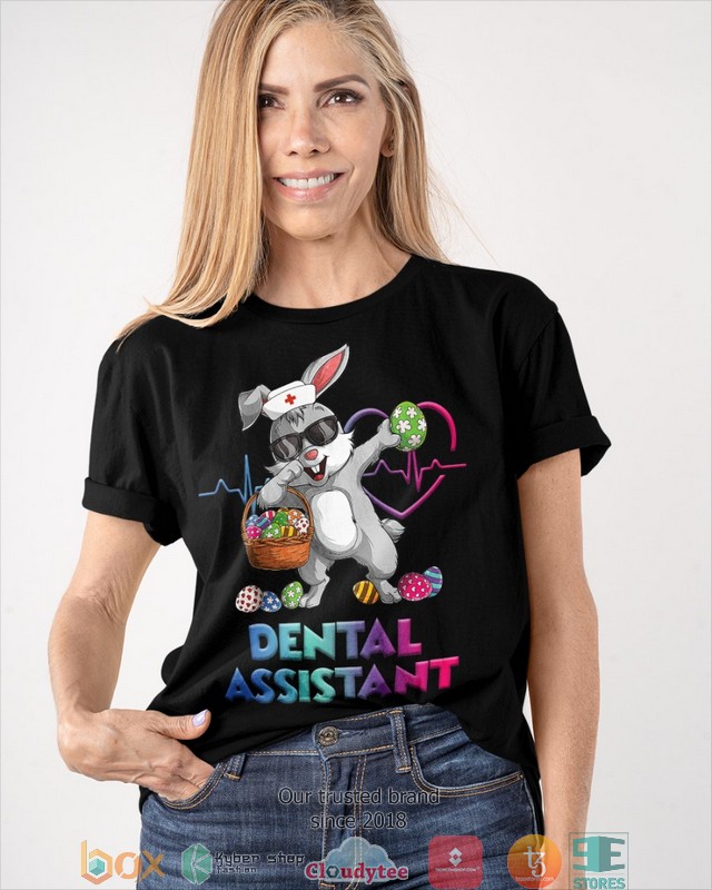 Dabbing_Bunny_Dental_Assistant_shirt_hoodie_1