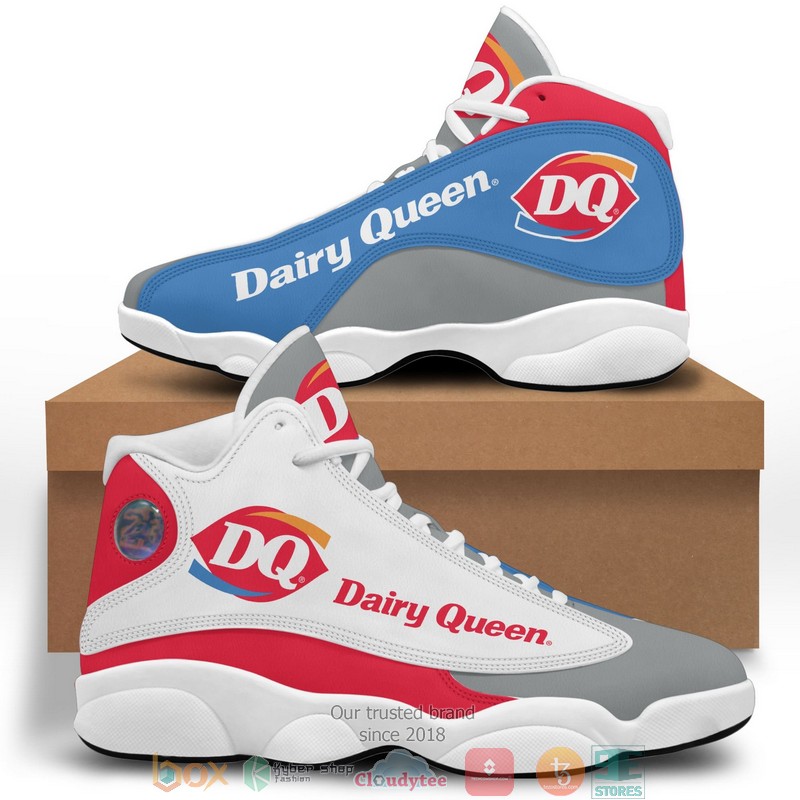 Dairy_Queen_Logo_Bassic_Air_Jordan_13_Sneaker_Shoes