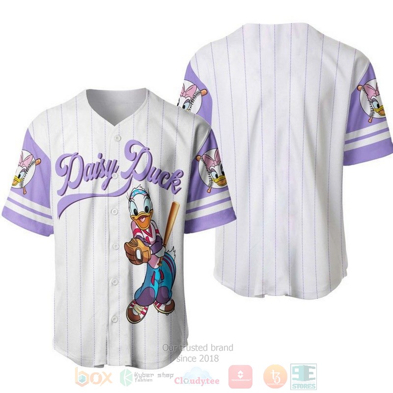 Daisy_Duck_All_Over_Print_Pinstripe_White_Baseball_Jersey