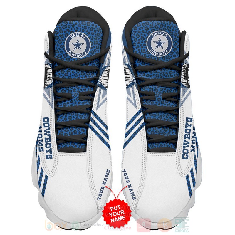 Dallas_Cowboys_NFL_Skull_Football_Custom_Name_Air_Jordan_13_Shoes