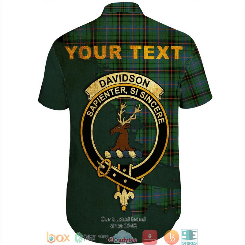 Davidson_Ancient_Tartan_Crest_Personalized_Short_Sleeve_Hawaiian_Shirt_1_2