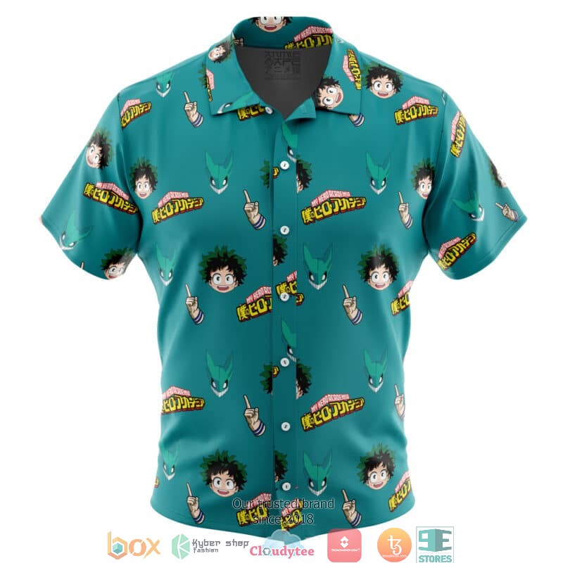 Deku_My_Hero_Academia_Button_Up_Hawaiian_Shirt