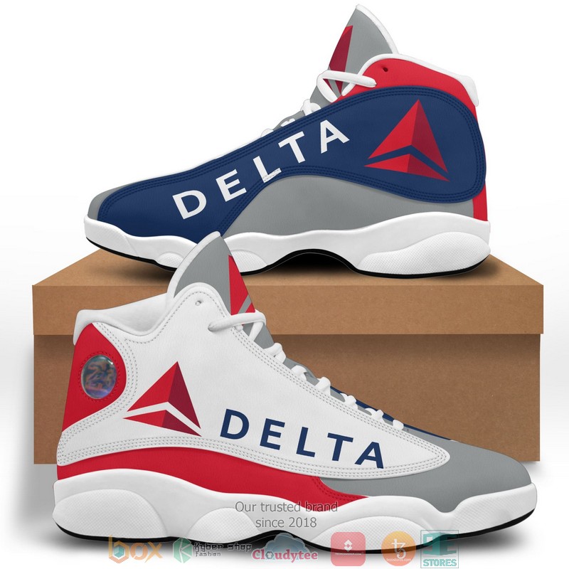 Delta_Air_Lines_Logo_Bassic_Air_Jordan_13_Sneaker_Shoes