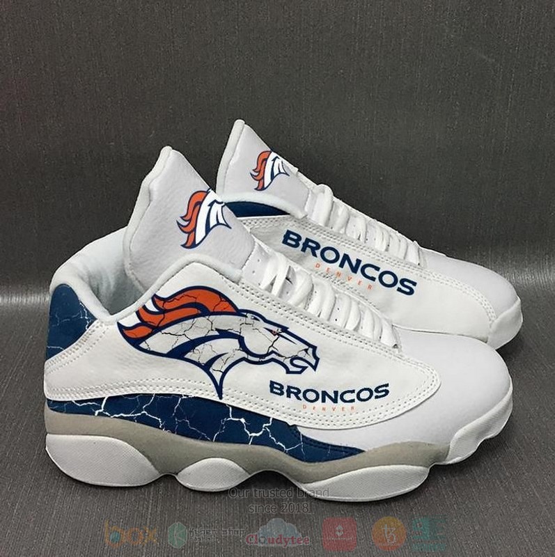 Denver_Broncos_NFL_Big_Logo_Football_Team_Air_Jordan_13_Shoes