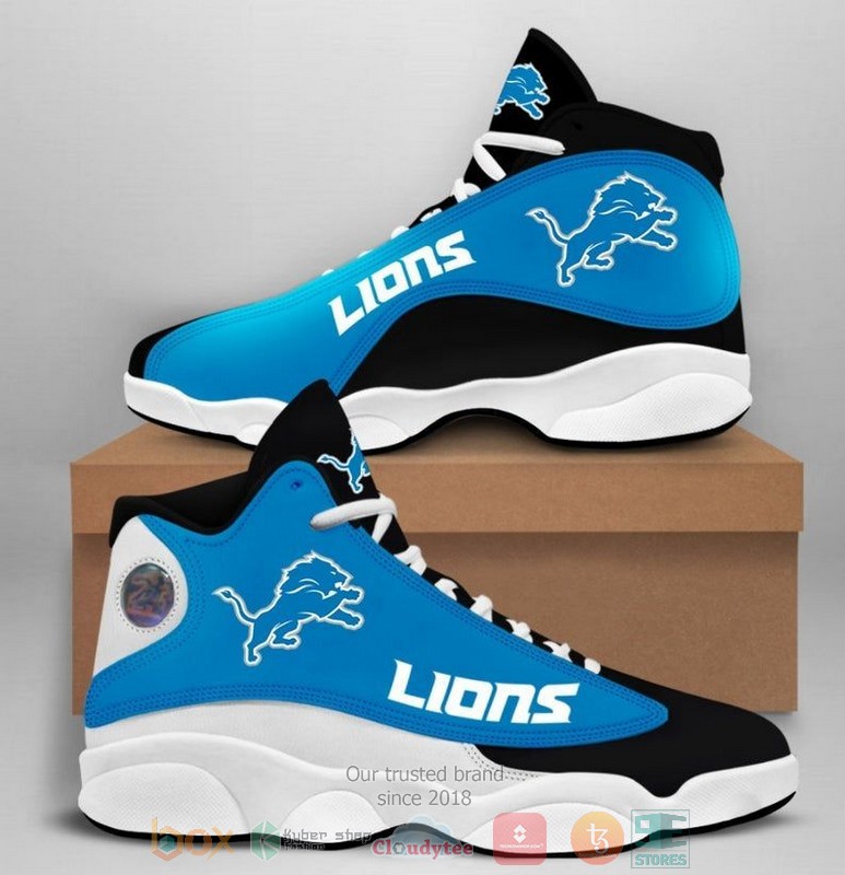 Detroit_Lions_NFL_logo_Football_Team_Air_Jordan_13_shoes
