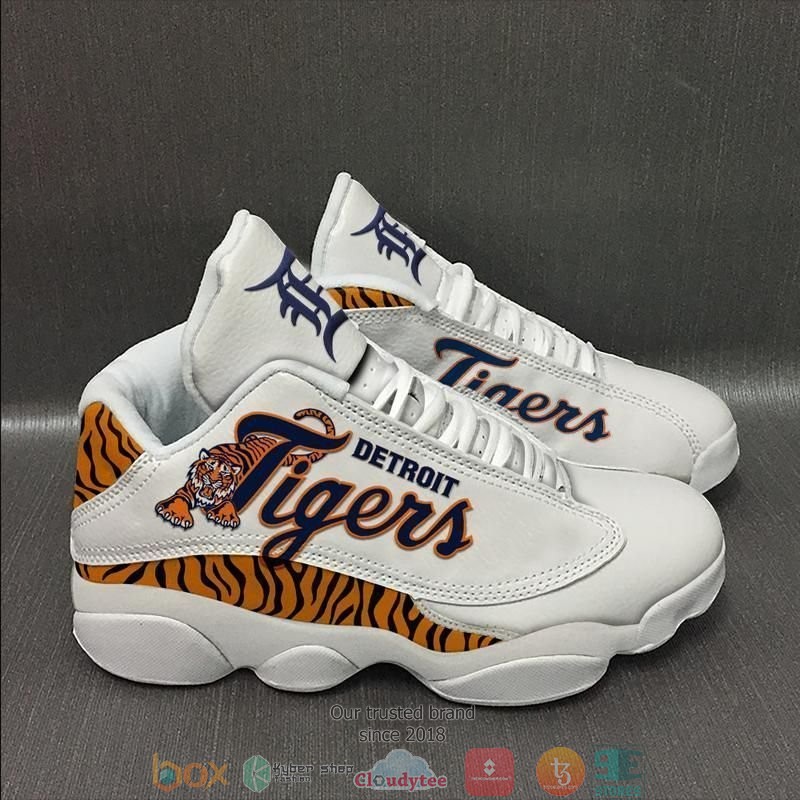 Detroit_Tigers_MLB_teams_football_big_logo_34_gift_Air_Jordan_13_Sneaker_Shoes