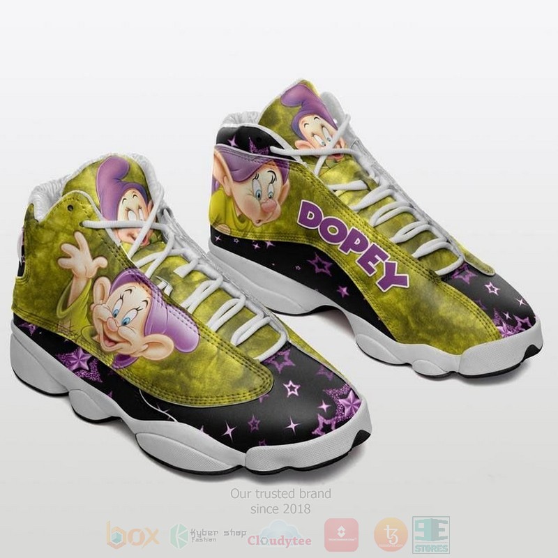 Disney_Dopey_The_Seven_Dwarfs_Sneaker_Disney_Cartoon_Air_Jordan_13_Shoes