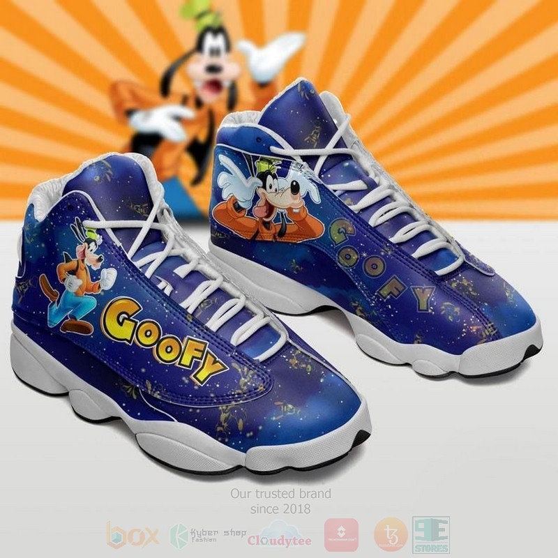 Disney_Goofy_Mickey_Mouse_Disney_Cartoon_Air_Jordan_13_Shoes