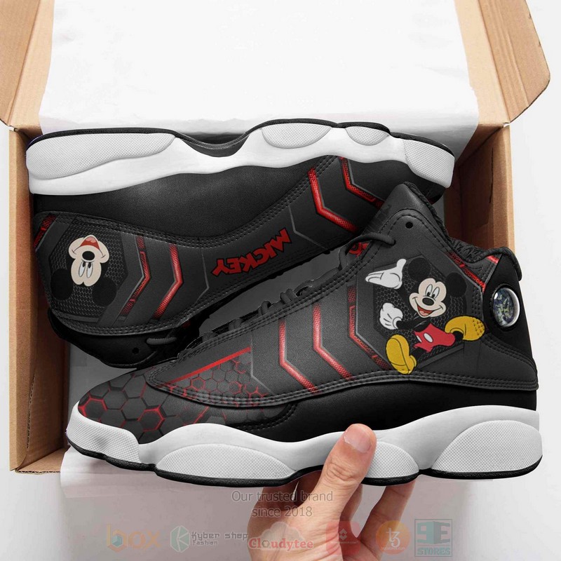 Disney_Mickey_Mouse_Leather_Shoes_Disney_Mickey_Air_Jordan_13_Shoes