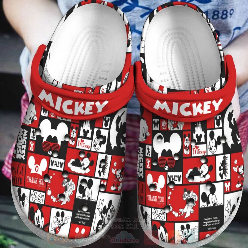 Disney_Mickey_Mouse_Logos_Red_Crocband_Crocs_Clog_Shoes