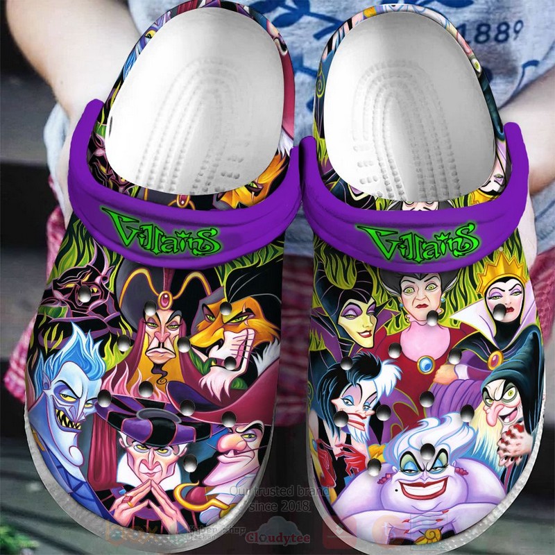 HOT Disney Villains Cartoons Crocs Shoes - Express your unique style ...