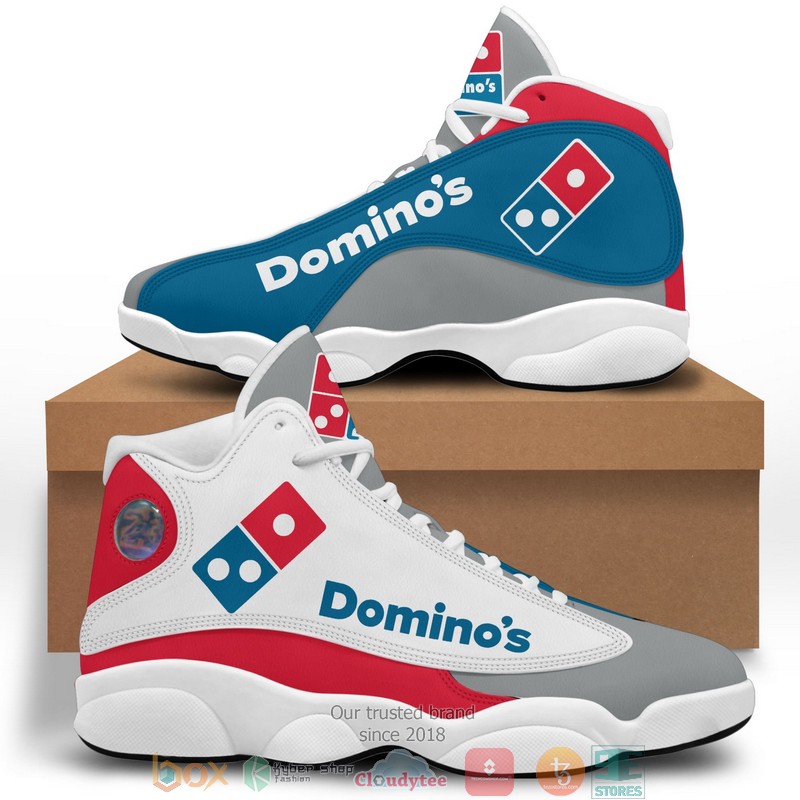 Dominos_Logo_Bassic_Air_Jordan_13_Sneaker_Shoes