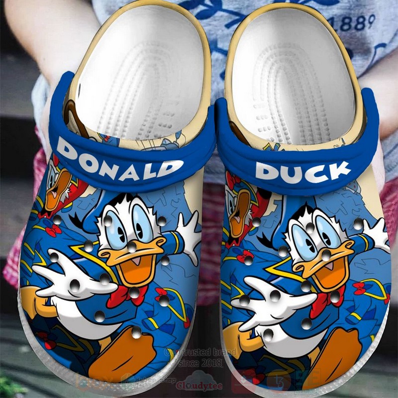 Donald_Duck_Funny_Crocband_Crocs_Clog_Shoes