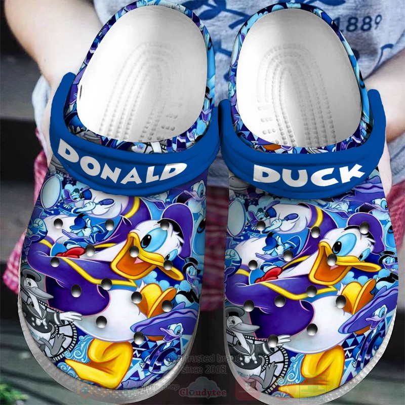 Donald_Duck_Smile_Crocband_Crocs_Clog_Shoes