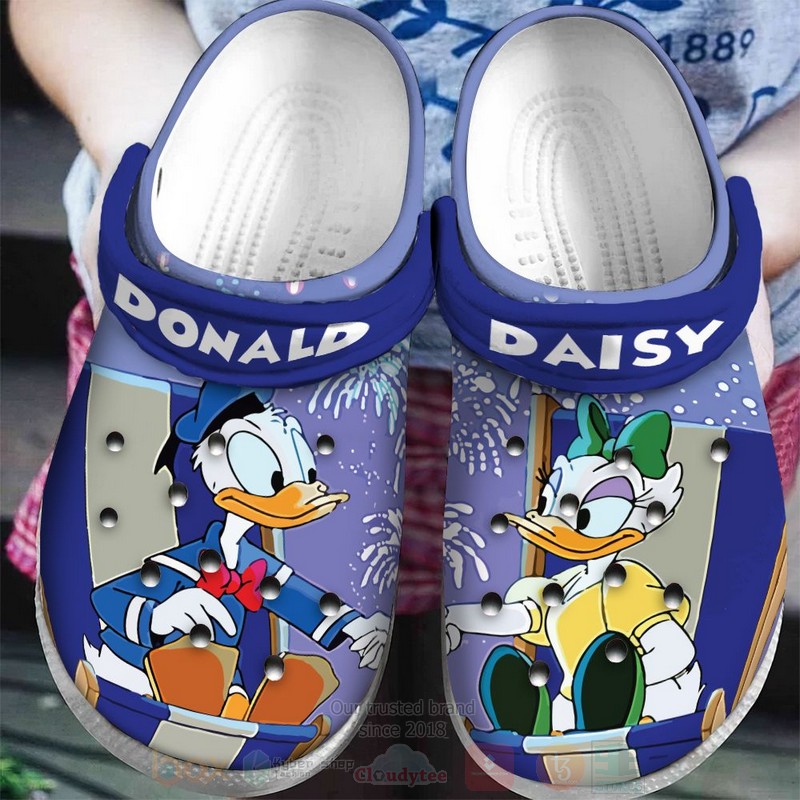 Donald_and_Daisy_Love_Crocband_Crocs_Clog_Shoes