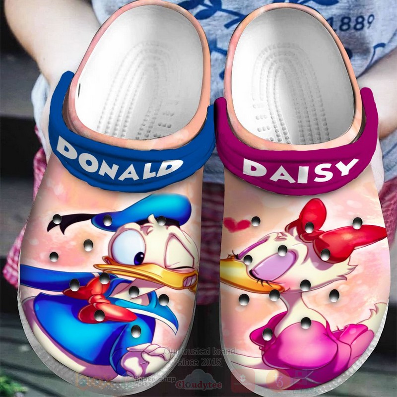 Donald_and_Daisy_Together_Crocband_Crocs_Clog_Shoes