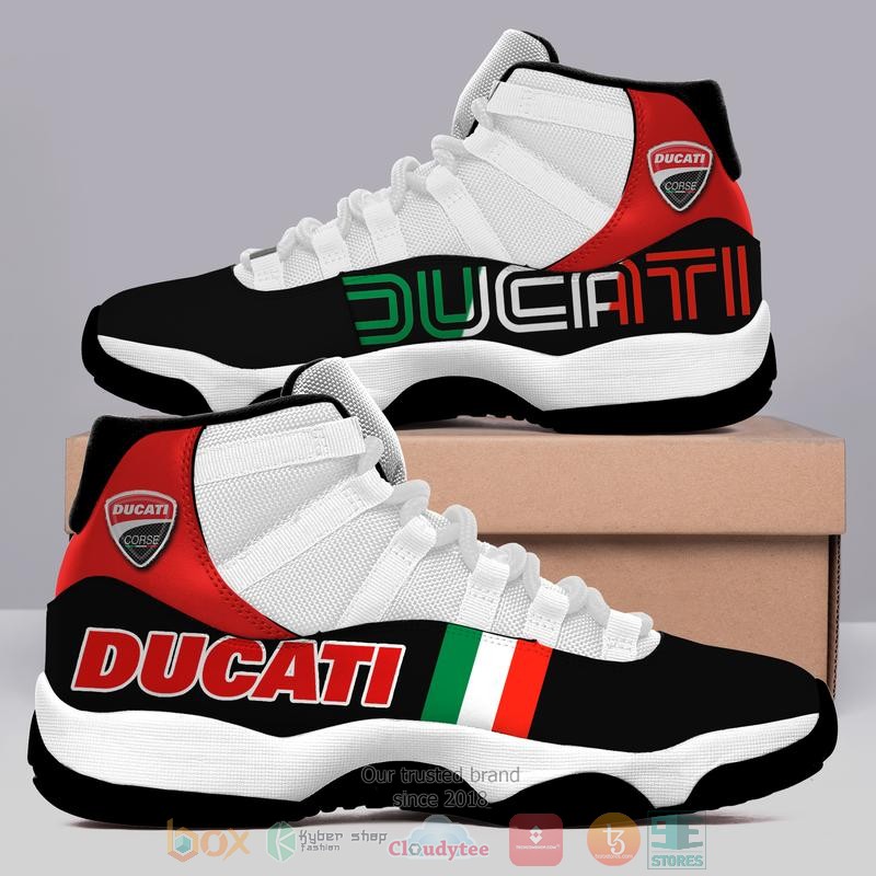 Ducati_white_black_red_Air_Jordan_11_shoes