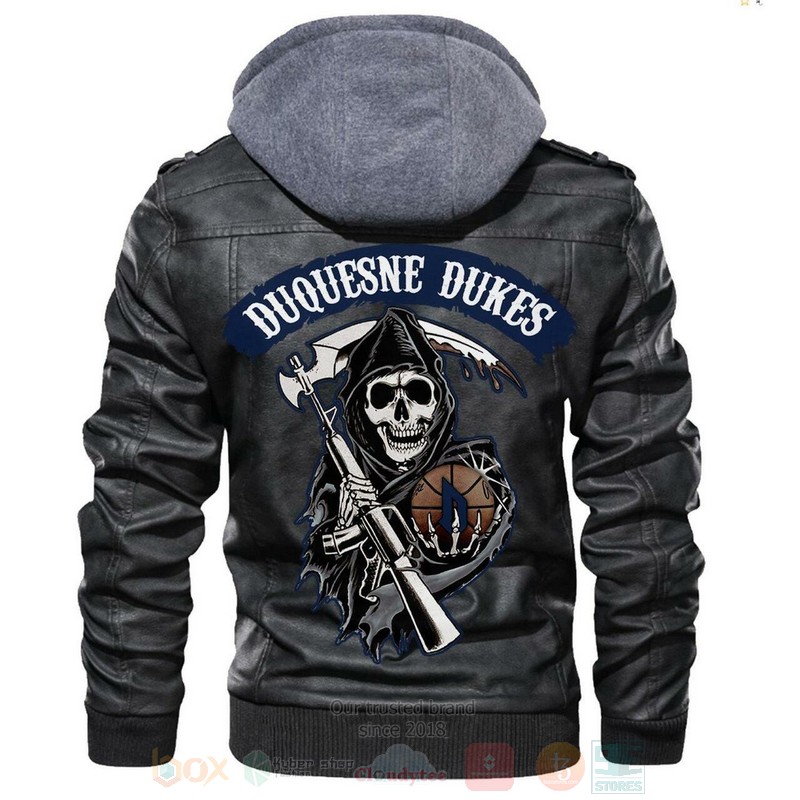 Duquesne_Dukes_NCAA_Basketball_Sons_of_Anarchy_Black_Motorcycle_Leather_Jacket