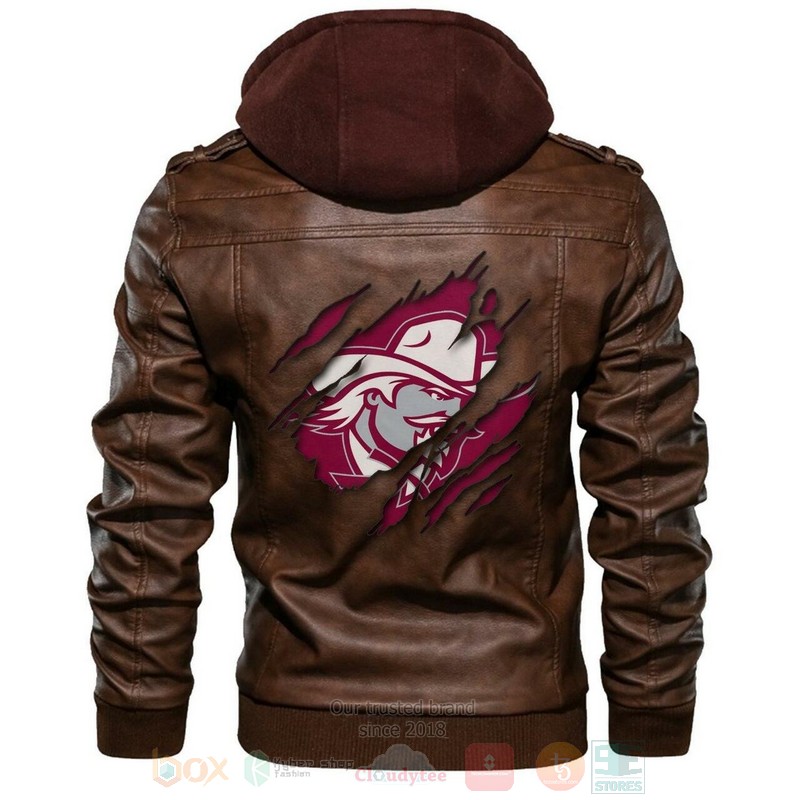 Eastern_Kentucky_Colonels_NCAA_Brown_Motorcycle_Leather_Jacket