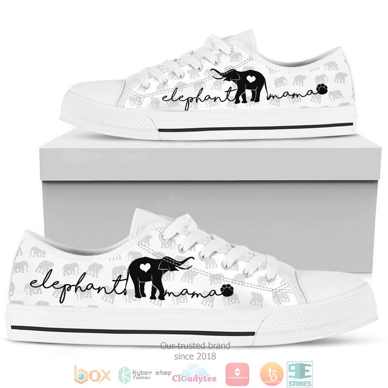 Elephant_Mama_Low_Top_Canvas_Shoes