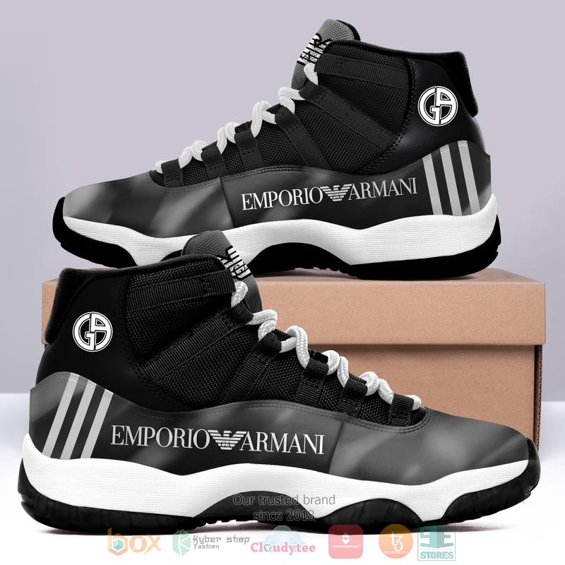 Emporio_Armani_black_Air_Jordan_11_shoes