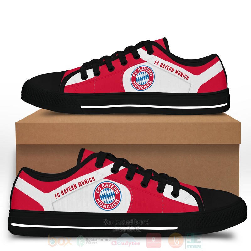 FC_Bayern_Munich_Black_White_Low_Top_Canvas_Shoes