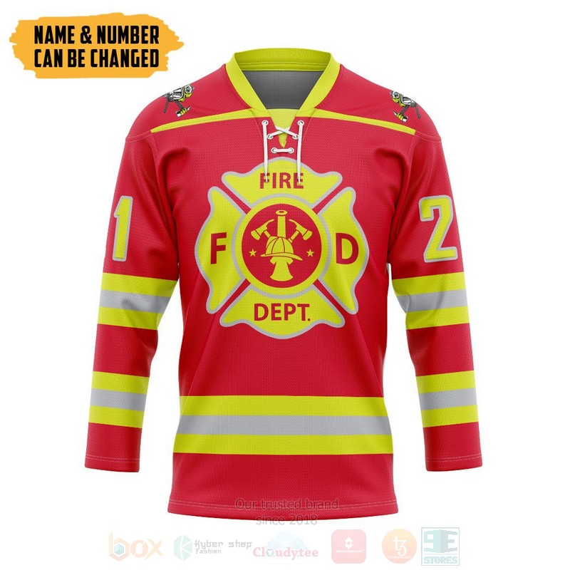 Fireman_Personalized_Red_Hockey_Jersey