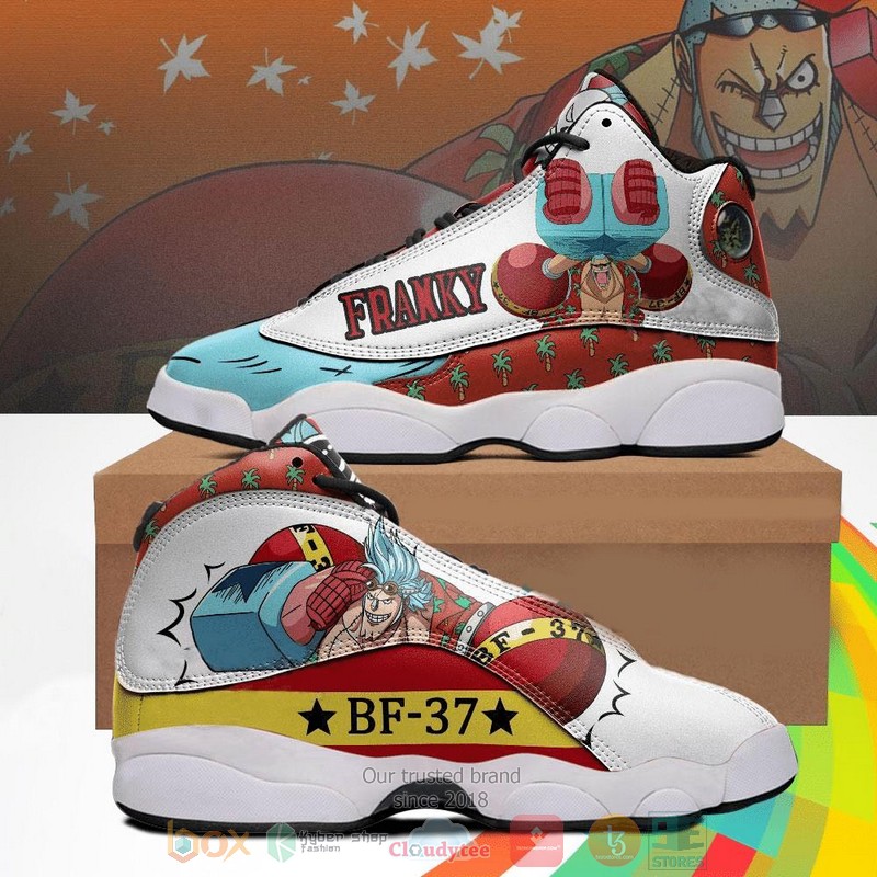 Franky_One_Piece_Anime_Air_Jordan_13_shoes