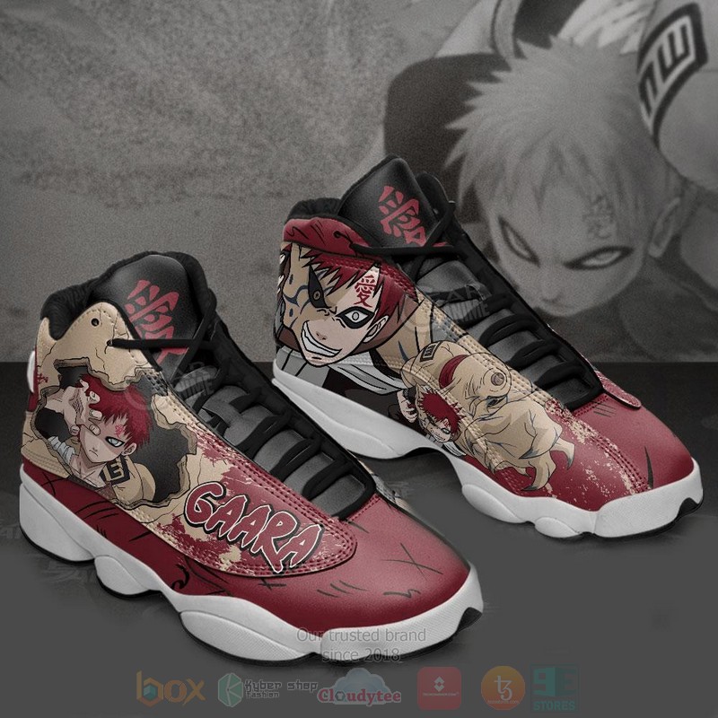 Gaara_And_Shukaku_Naruto_Anime_Air_Jordan_13_Shoes